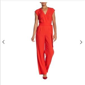 NWT Diane Von Furstenberg Red Purdy Jumpsuit